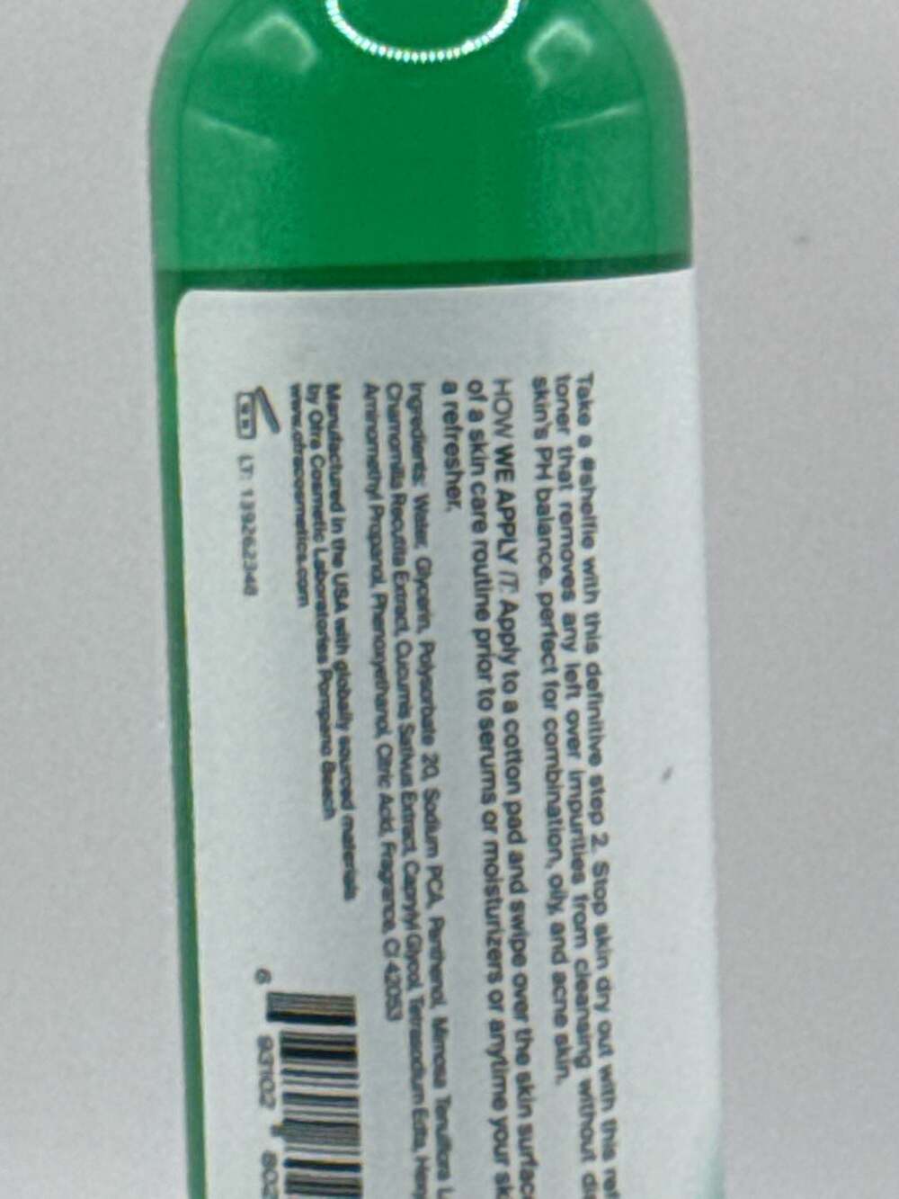 Ofra Skin Revitalizing Toner Size 4 FL OZ Green - Picture 4 of 5
